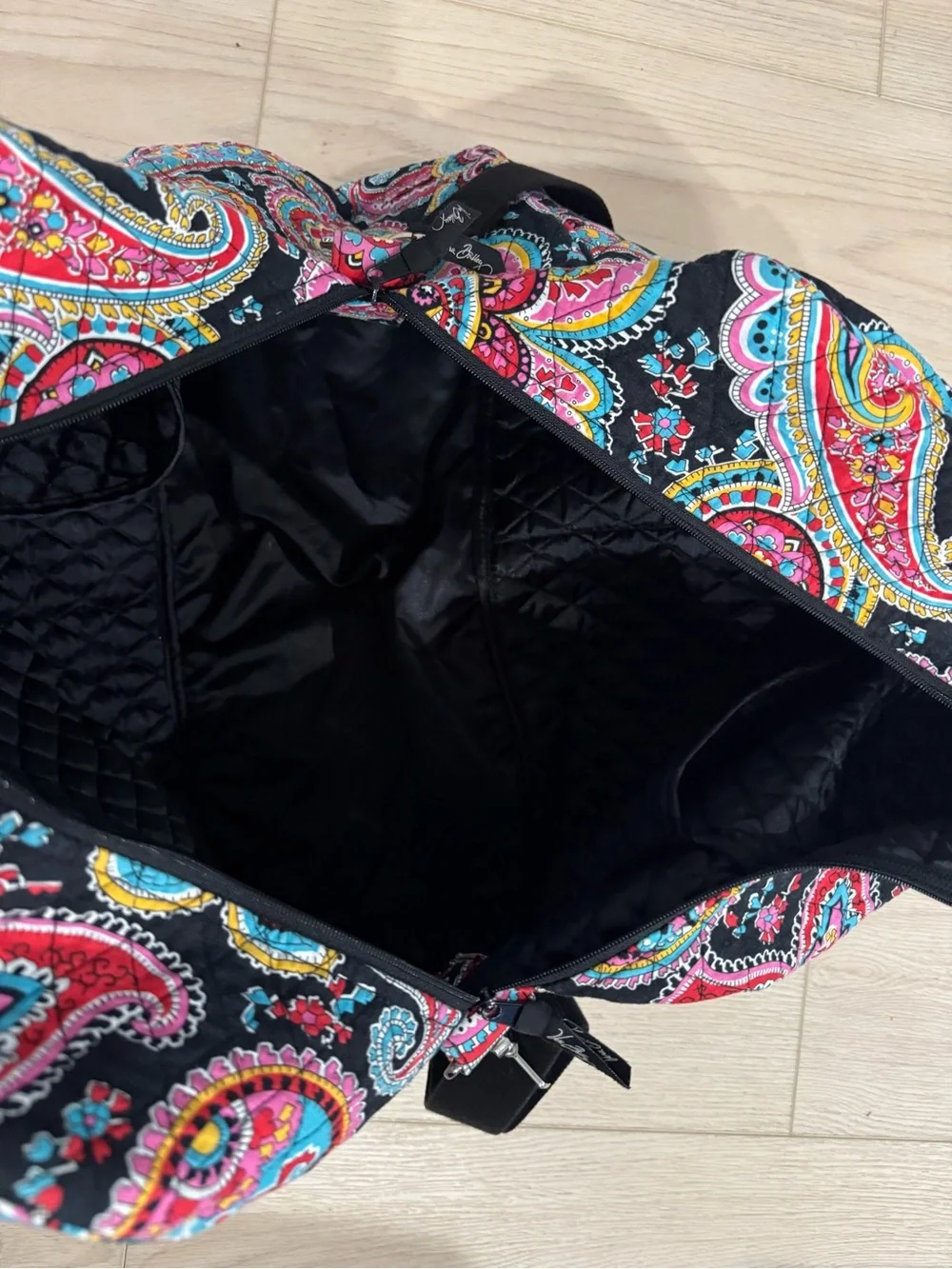 Vera Bradley Grand Traveler Parisian Paisley Quilted Travel Tote Bag